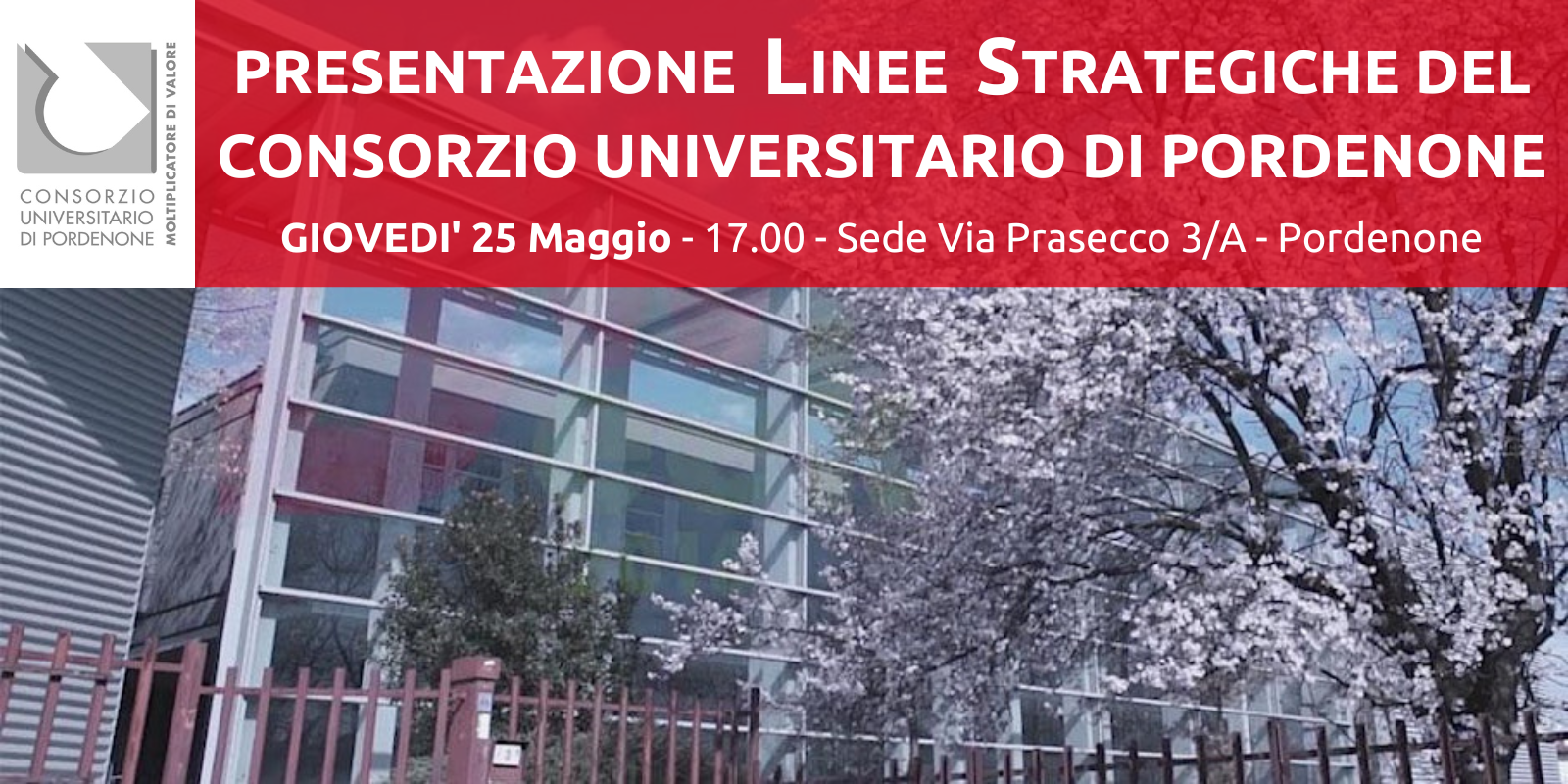 Presentazione linee strategiche Consorzio Universitario di Pordenone
